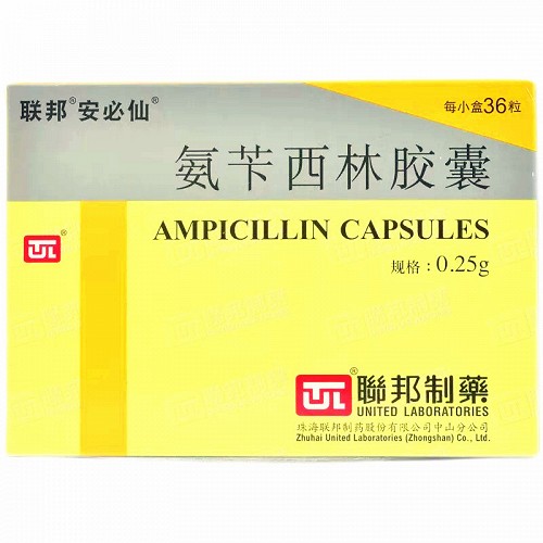 安必仙  H氨苄西林胶囊  0.25g*36粒