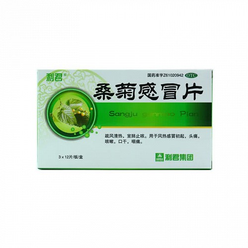 利君 桑菊感冒片 12片*3板