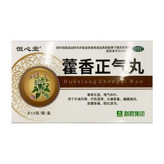 恒心堂 藿香正气丸  6g*8袋
