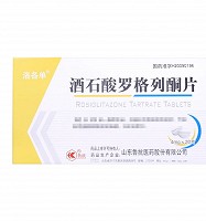 洛各单 酒石酸罗格列酮片 4mg*20片
