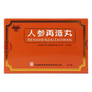 药都 人参再造丸 3g*6丸