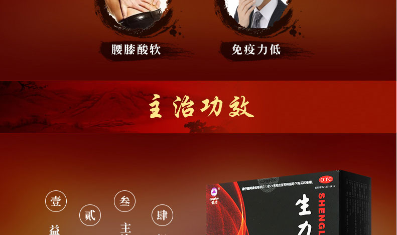 龙润 生力胶囊 0.35g*12粒*8板