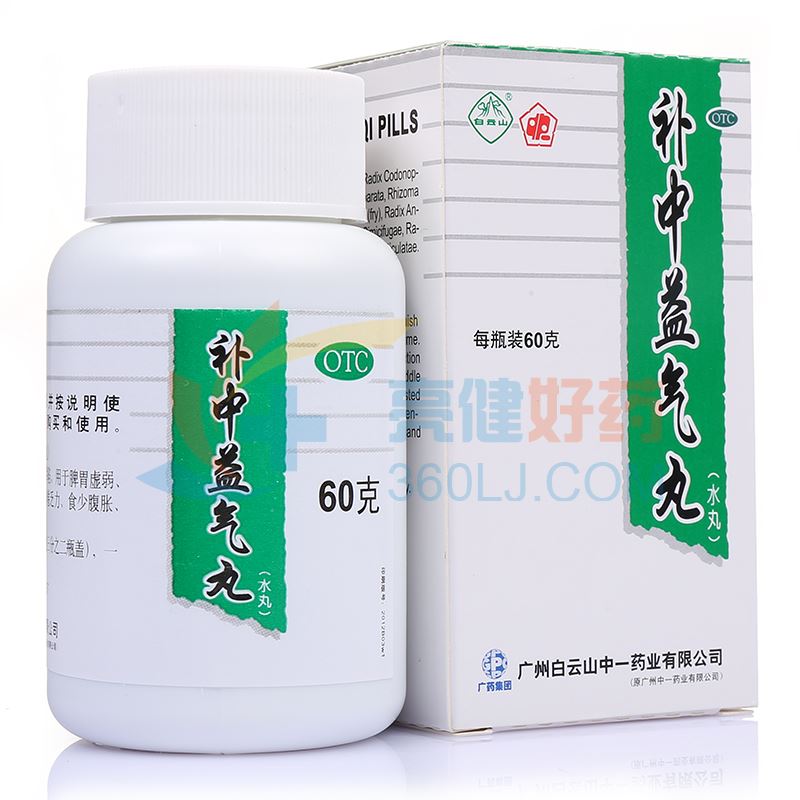 中一 补中益气丸（水丸）60g