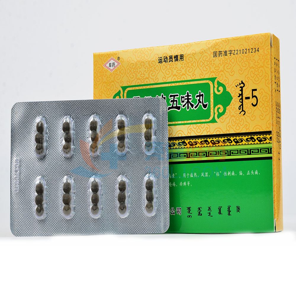 阜药 嘎日迪五味丸 30粒*2板