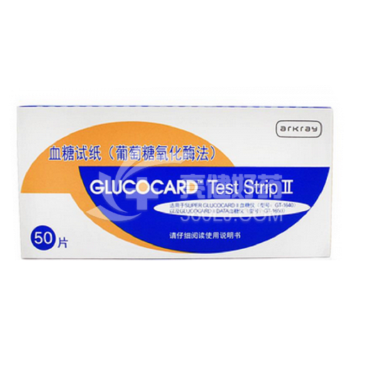 京都 血糖试纸（葡萄糖氧化酶法)(GT-1640、GT-1650）50条