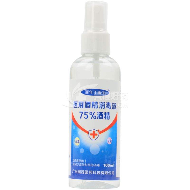 百年丁医生 医用酒精消毒液 100ml