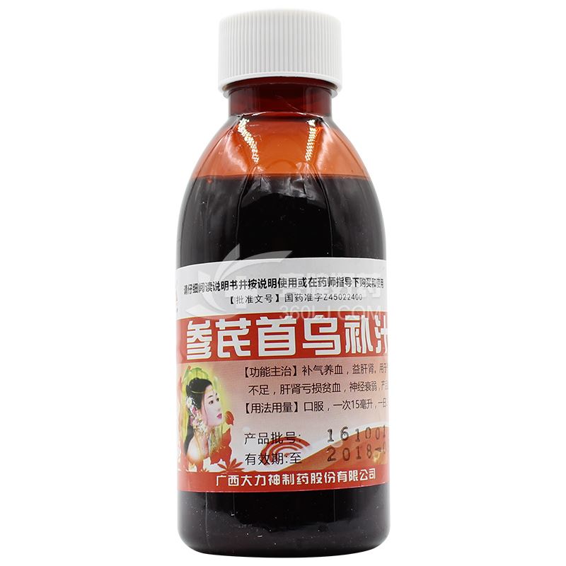 大力神 参芪首乌补汁 150ml