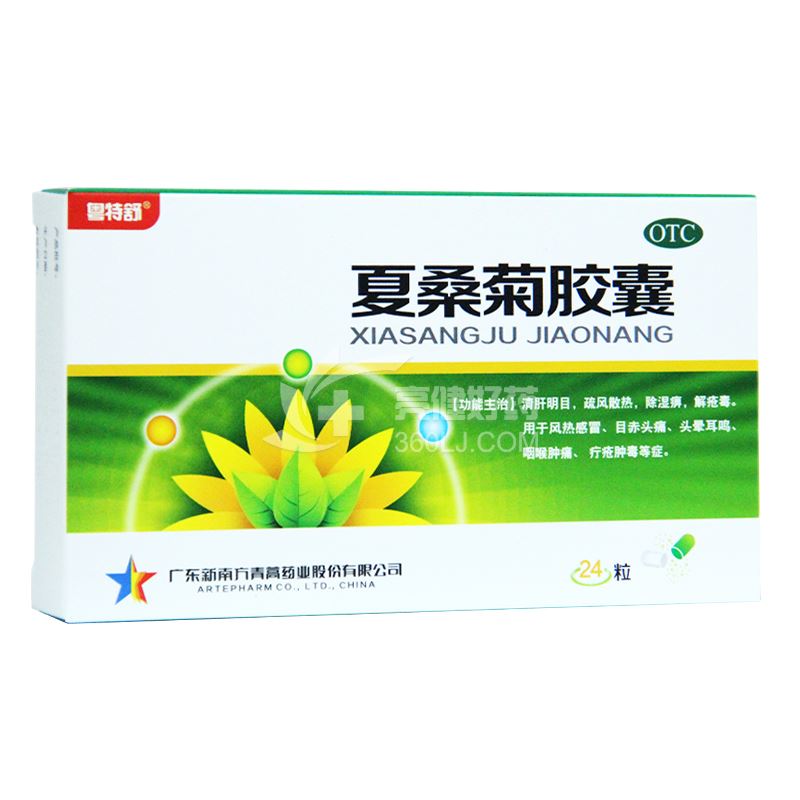粤特舒 夏桑菊胶囊 0.42g*12粒/板*2板/盒