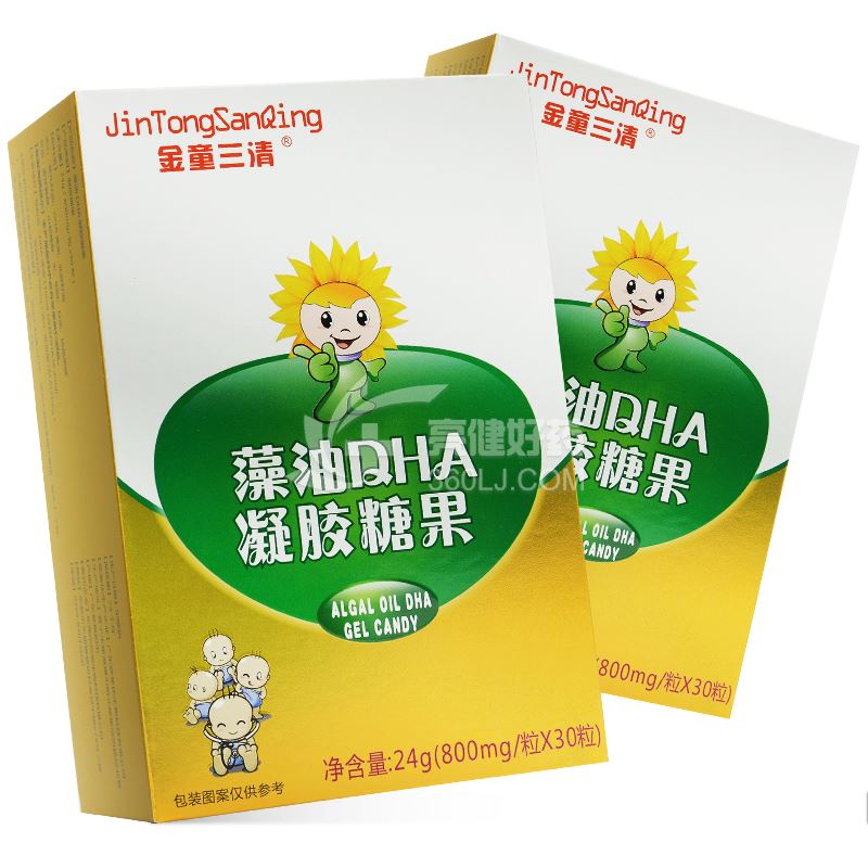 金童三清 DHA藻油凝胶糖果 800mg*30粒