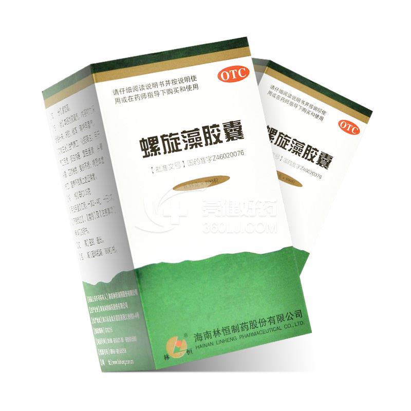 林恒 螺旋藻胶囊 0.35g*100粒