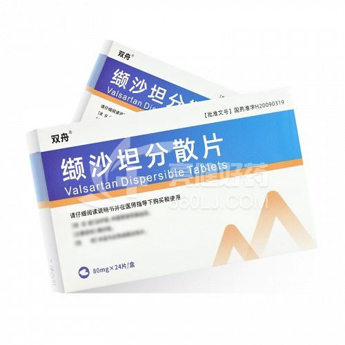 双舟 缬沙坦分散片 80mg*24片