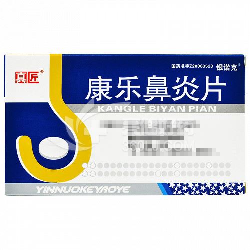 真匠 康乐鼻炎片 0.33g*12片*2板