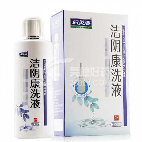 妇炎洁 洁阴康洗液 350ml（附冲洗器）