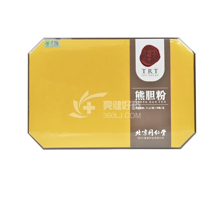 同仁堂 熊胆粉 0.1g*30瓶