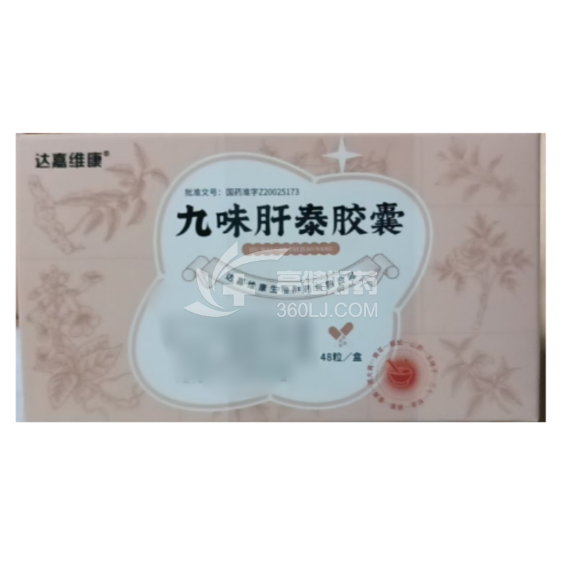 达嘉维康 九味肝泰胶囊 0.35g*12粒*4板