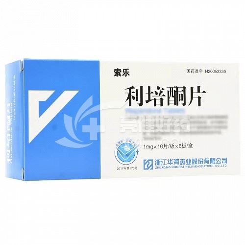 索乐 利培酮片 1mg*10片*6板