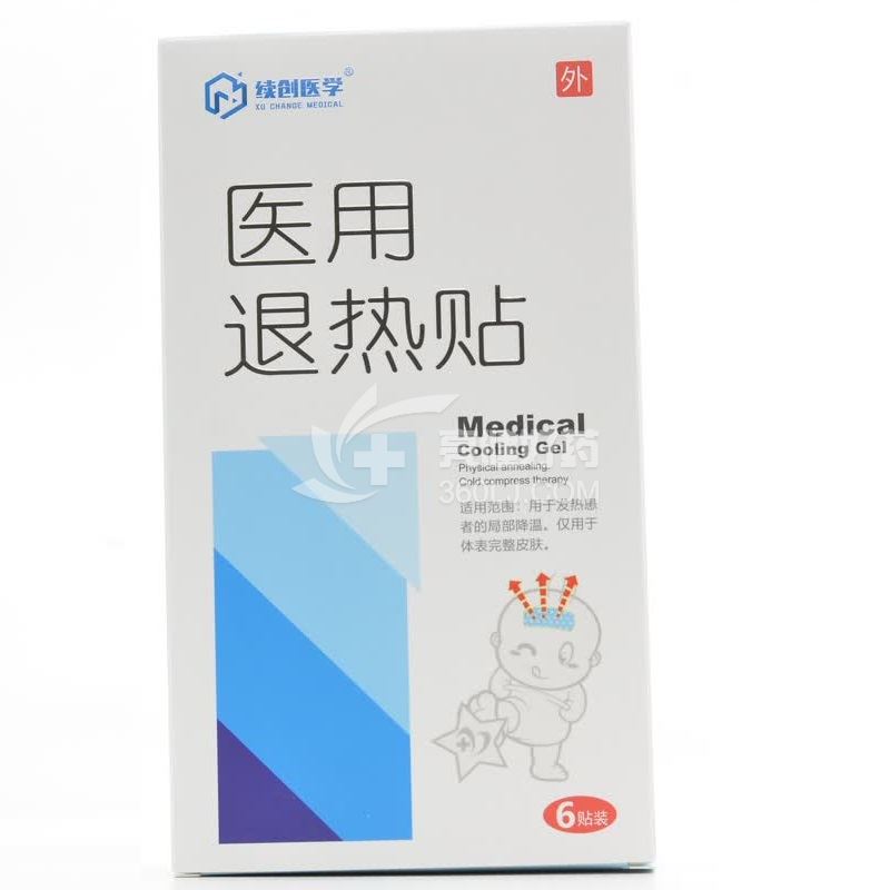 续创医学 医用退热贴  50mm*120mn*6贴