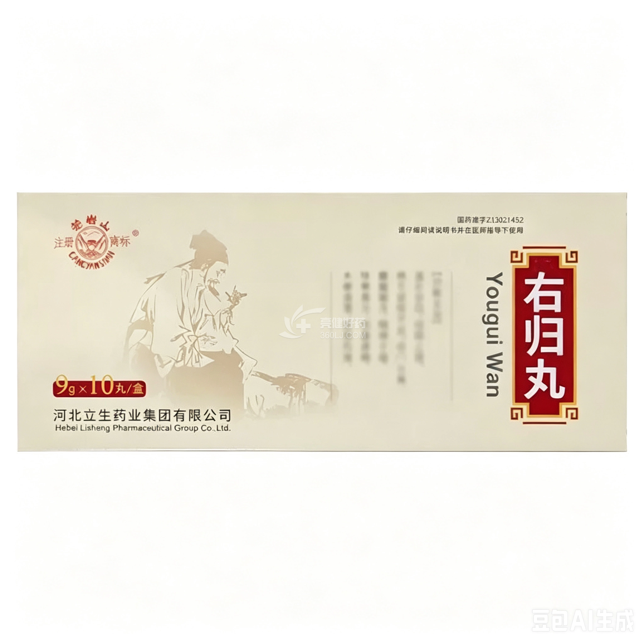 苍岩山 右归丸  9g*10丸