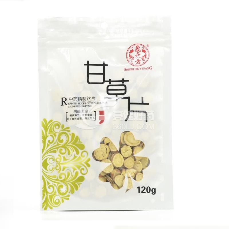 晟品一方 甘草片  120g/袋
